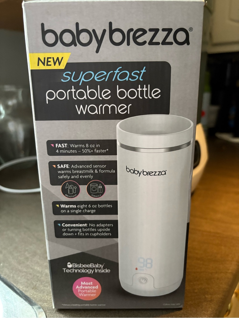 Baby Brezza Super-Fast Portable Formula/Water Warmer